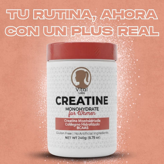 Vital Labs | Creatina Monohidratada Para Mujeres 🍑