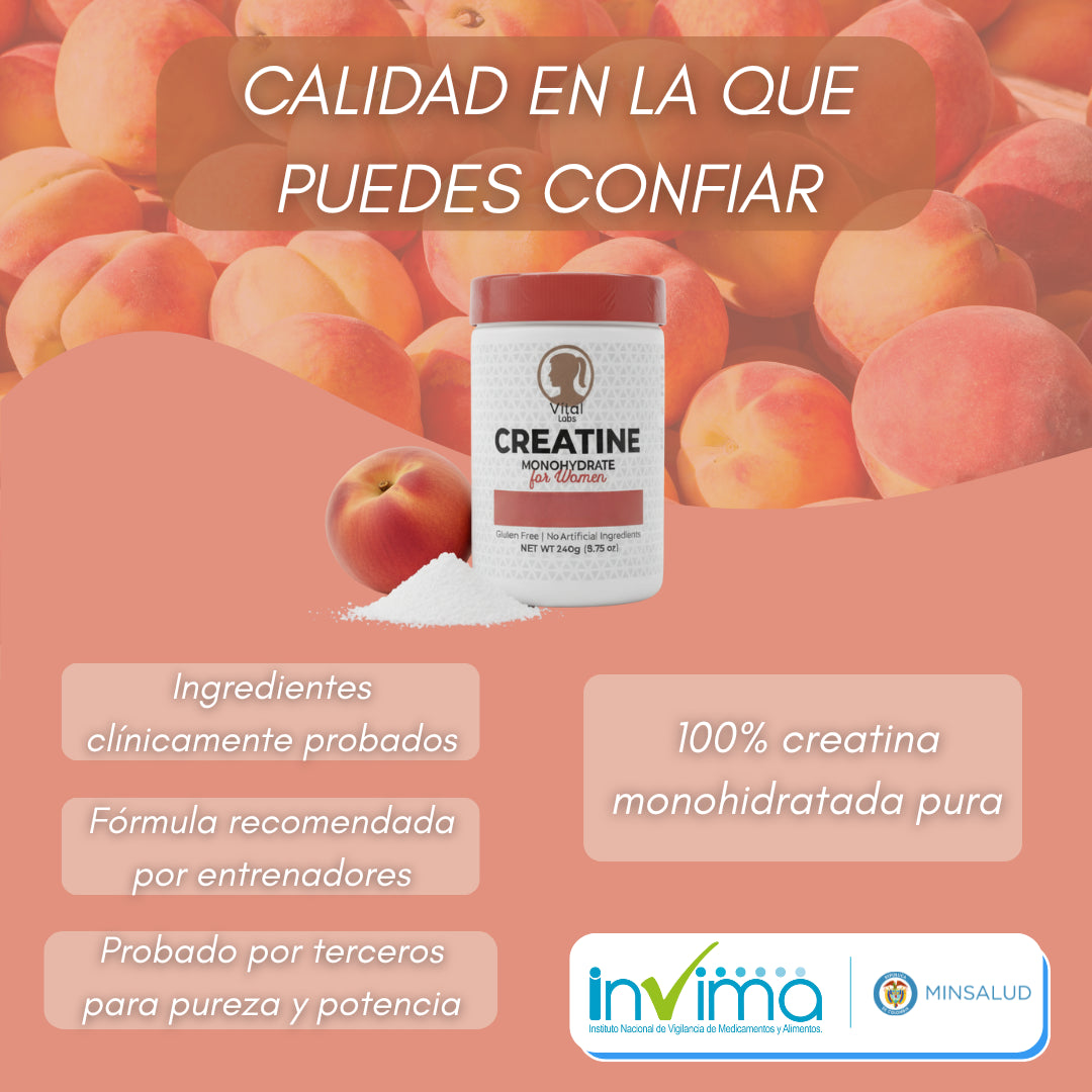 Vital Labs | Creatina Hidrolizada para Mujeres